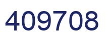 Number 409708 blue image