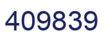 Number 409839 blue image