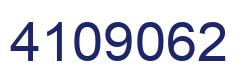Number 4109062 blue image