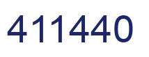 Número 411440 imagen azul