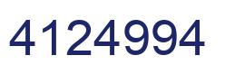 Número 4124994 imagen azul