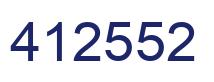 Número 412552 imagen azul