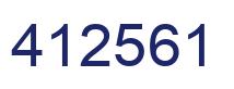Número 412561 imagen azul