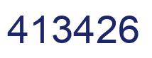 Número 413426 imagen azul