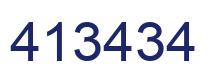 Número 413434 imagen azul