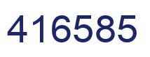 Número 416585 imagen azul