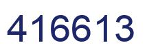 Número 416613 imagen azul
