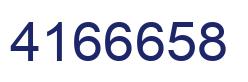Número 4166658 imagen azul