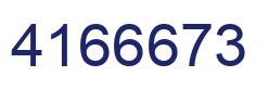 Número 4166673 imagen azul