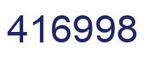 Número 416998 imagen azul