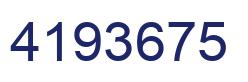 Número 4193675 imagen azul
