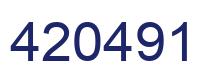 Número 420491 imagen azul