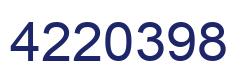 Número 4220398 imagen azul