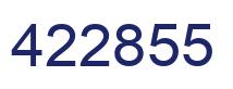 Number 422855 blue image