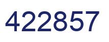 Número 422857 imagen azul