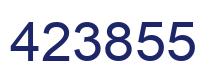 Number 423855 blue image