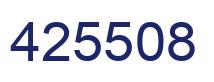 Número 425508 imagen azul