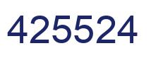 Número 425524 imagen azul