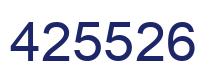 Número 425526 imagen azul