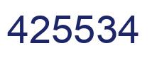 Número 425534 imagen azul