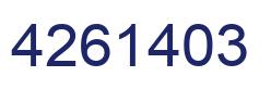 Número 4261403 imagen azul