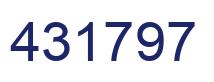 Number 431797 blue image