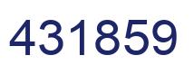 Número 431859 imagen azul
