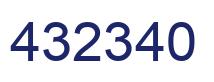 Número 432340 imagen azul