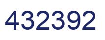 Número 432392 imagen azul