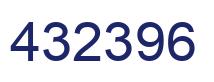 Número 432396 imagen azul