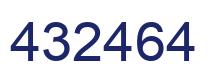 Number 432464 blue image