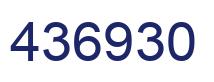 Número 436930 imagen azul
