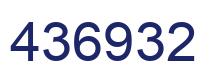 Número 436932 imagen azul