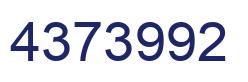 Número 4373992 imagen azul