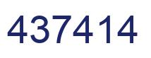 Número 437414 imagen azul