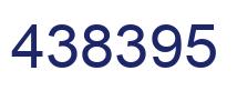Número 438395 imagen azul