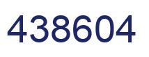 Número 438604 imagen azul