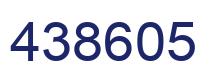Número 438605 imagen azul