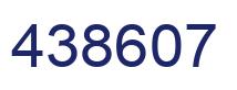 Número 438607 imagen azul