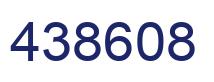 Número 438608 imagen azul