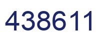 Número 438611 imagen azul