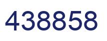Número 438858 imagen azul