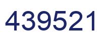 Número 439521 imagen azul