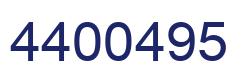 Número 4400495 imagen azul