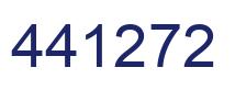Number 441272 blue image