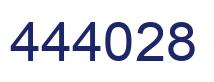 Número 444028 imagen azul