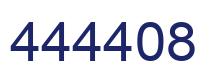 Number 444408 blue image
