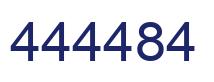 Number 444484 blue image