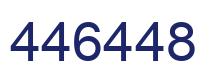 Número 446448 imagen azul