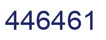 Número 446461 imagen azul